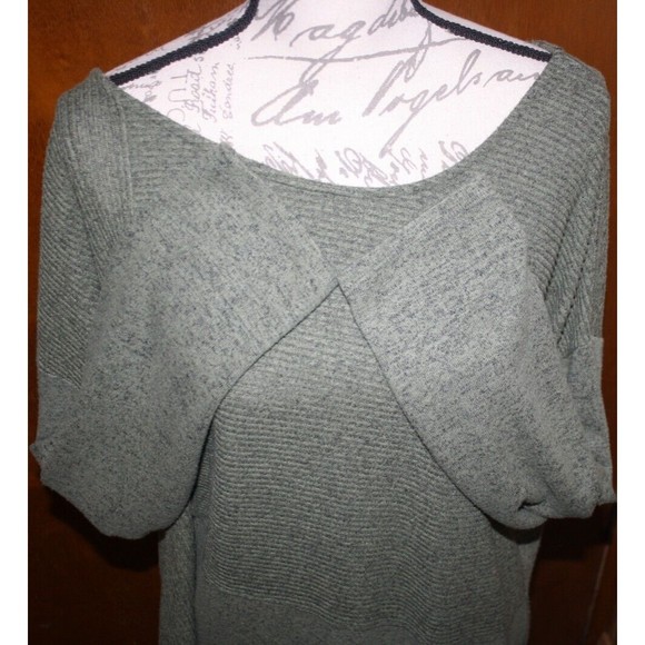 One Park Ave Women's Ribbed Sweater Tunic Sz Plus 2X Green LS Soft - Picture 5 of 8